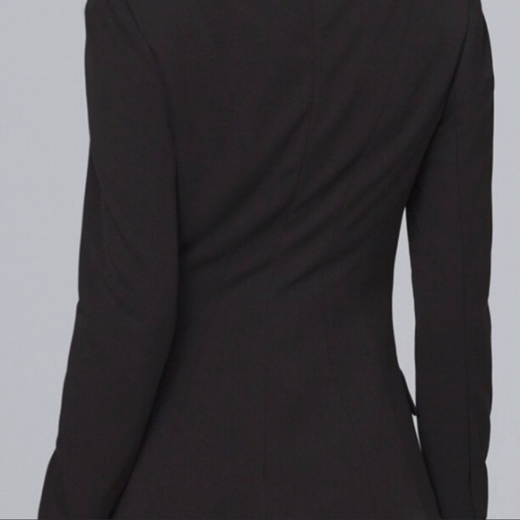 SOLD OUT WHITE HOUSE BLACK MARKET ALL SEASON BLAZER/JACKET BLACK 4 Petite NWT - Picture 5 of 7